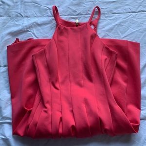 pink calvin klein dress